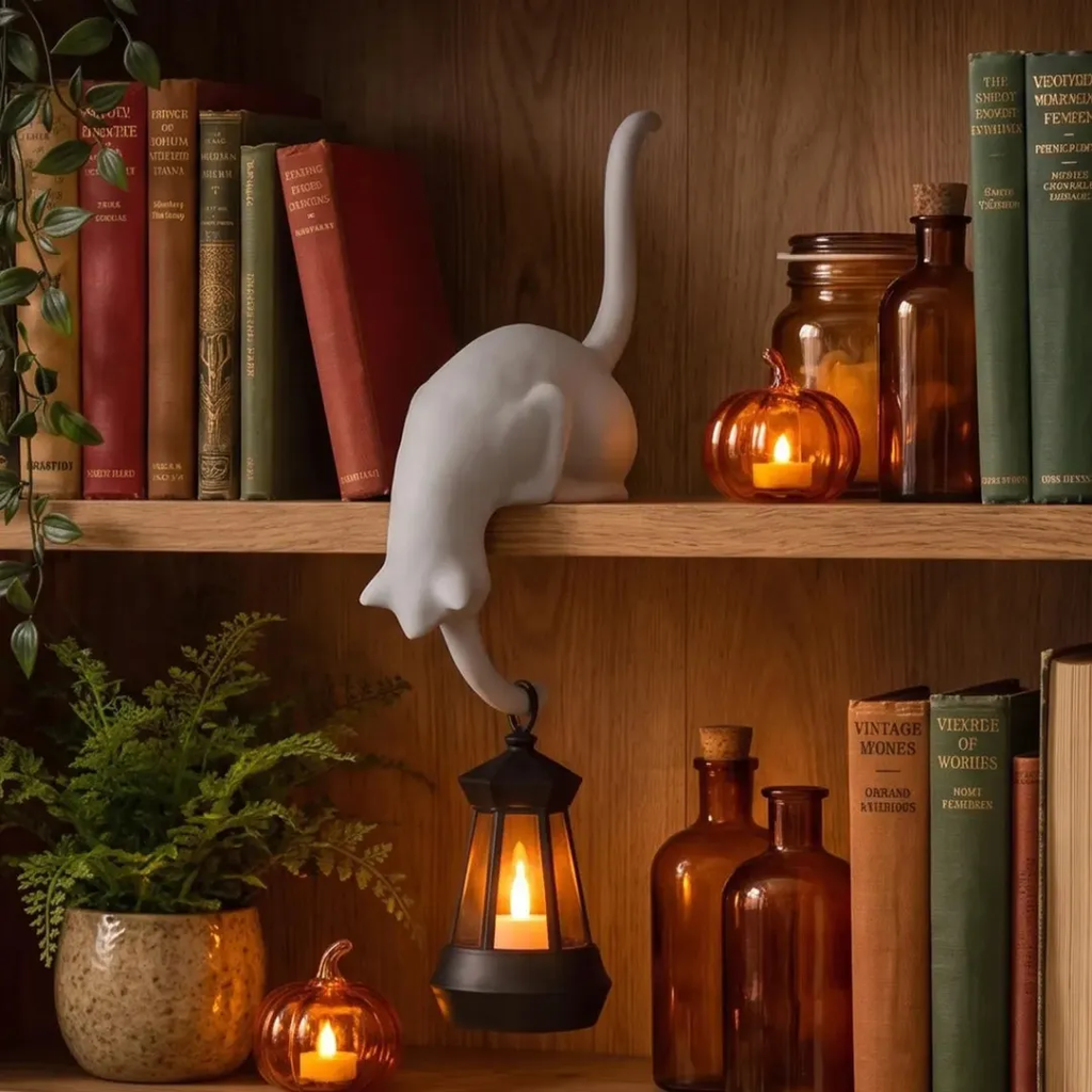Creative Black Cat Tail Key Holder Hanging Hook For Home Decoration