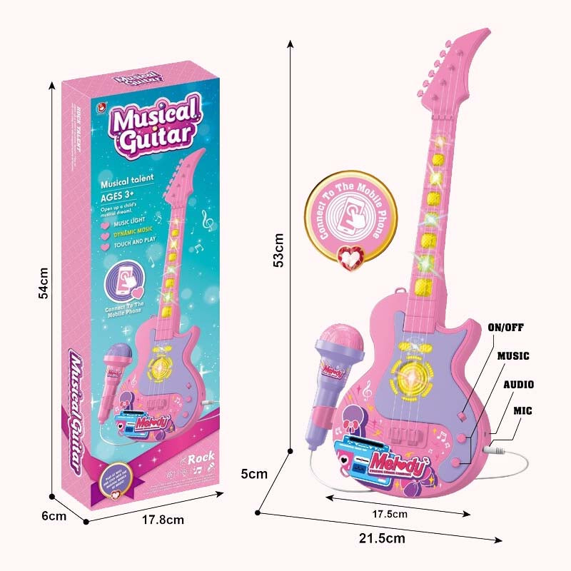 Children's Microphones And Guitar Toys