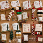 DIY Christmas Spiral Crochet Ornament Kit 🎄