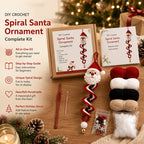 DIY Christmas Spiral Crochet Ornament Kit 🎄