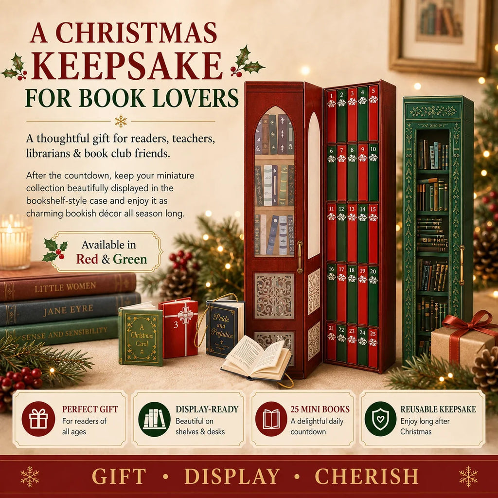 📚 25-dagers mini-bokadventskalender – 🎁 ❤️ En bokelskers nedtelling til jul