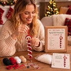 DIY Christmas Spiral Crochet Ornament Kit 🎄