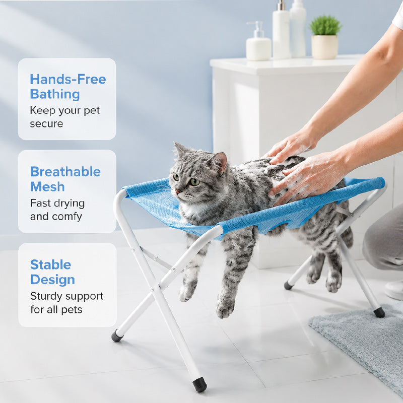 🐾 Pet Grooming Support Hammock Stand for Cats & Small Dogs