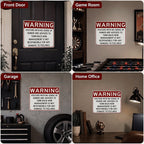 Humor Warning Door Decoration
