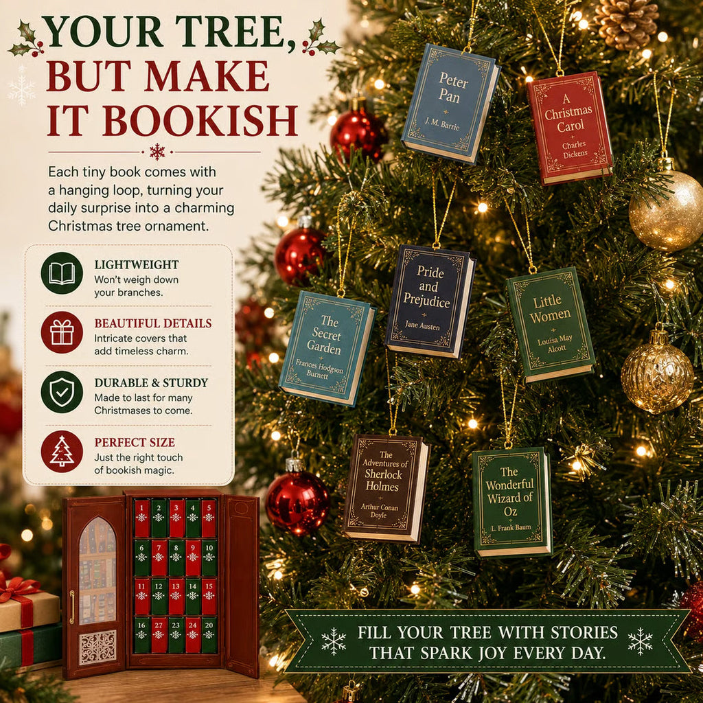 📚 25-dagers mini-bokadventskalender – 🎁 ❤️ En bokelskers nedtelling til jul