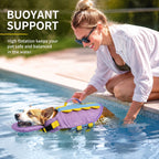 Cute Animal Dog Life Jacket – Fun Swimming Vest for Dogs, Safe & Comfortable Floatation Gear