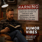 Humor Warning Door Decoration