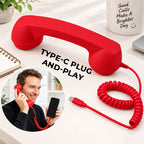 Retro telefonrør for type-C-telefoner