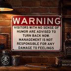 Humor Warning Door Decoration