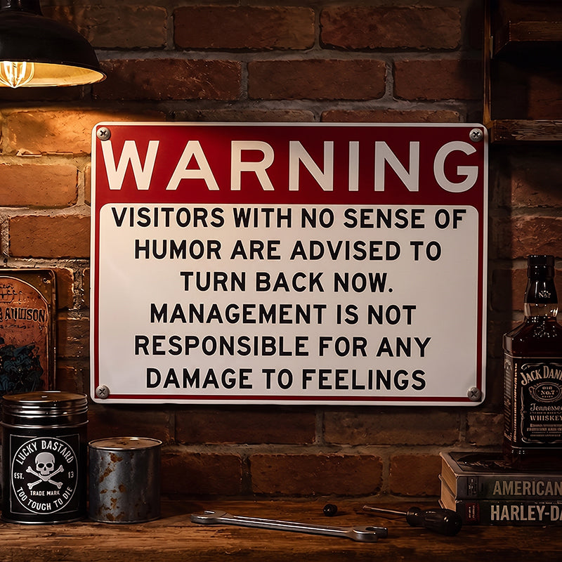 Humor Warning Door Decoration
