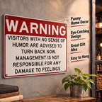 Humor Warning Door Decoration