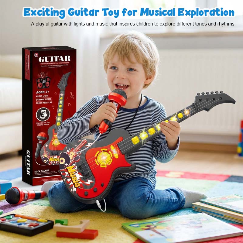 Children's Microphones And Guitar Toys
