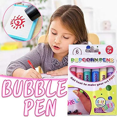⏳ DIY Bubble Popcorn Painting Brush (Requires Heating)