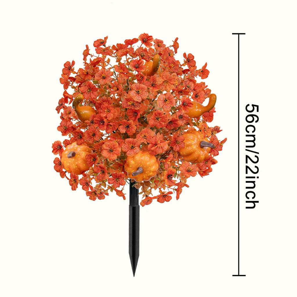 🔥  Artificial Fall Pumpkin Tree Stakes