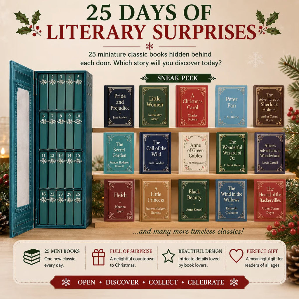 📚 25-dagers mini-bokadventskalender – 🎁 ❤️ En bokelskers nedtelling til jul