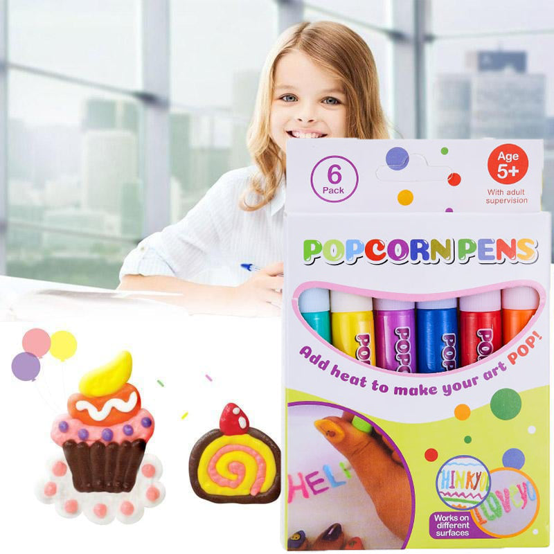 ⏳ DIY Bubble Popcorn Painting Brush (Requires Heating)