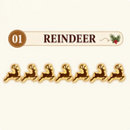LED-veggdekorasjoner med reinsdyr – festlig julebelysning