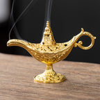 🪔Røkelsesbrenner i retro Aladdin-stil – vintage aromadiffuser ✨